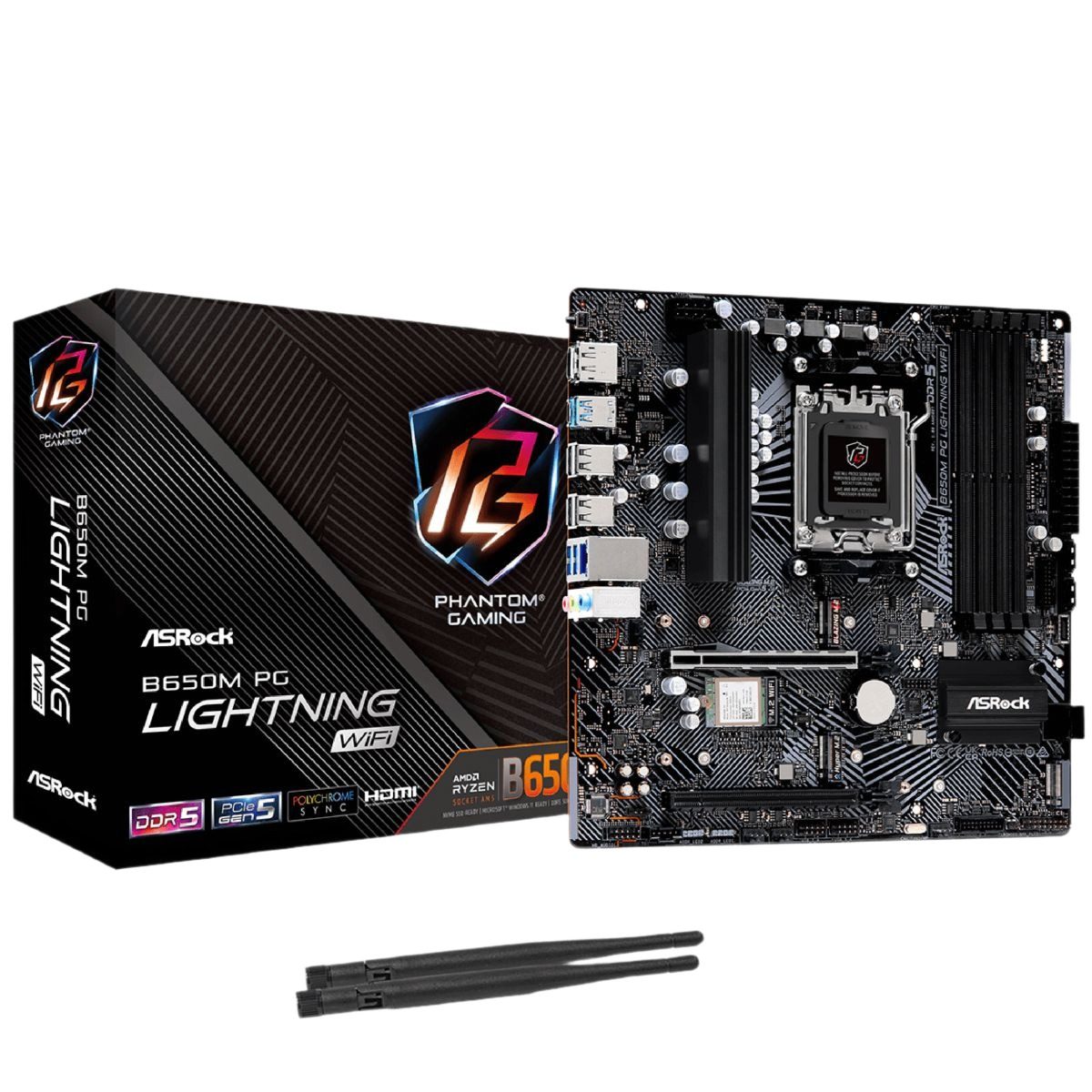 Motherboard B650m Socket Am5 Ddr5 Micro Atx WiFi