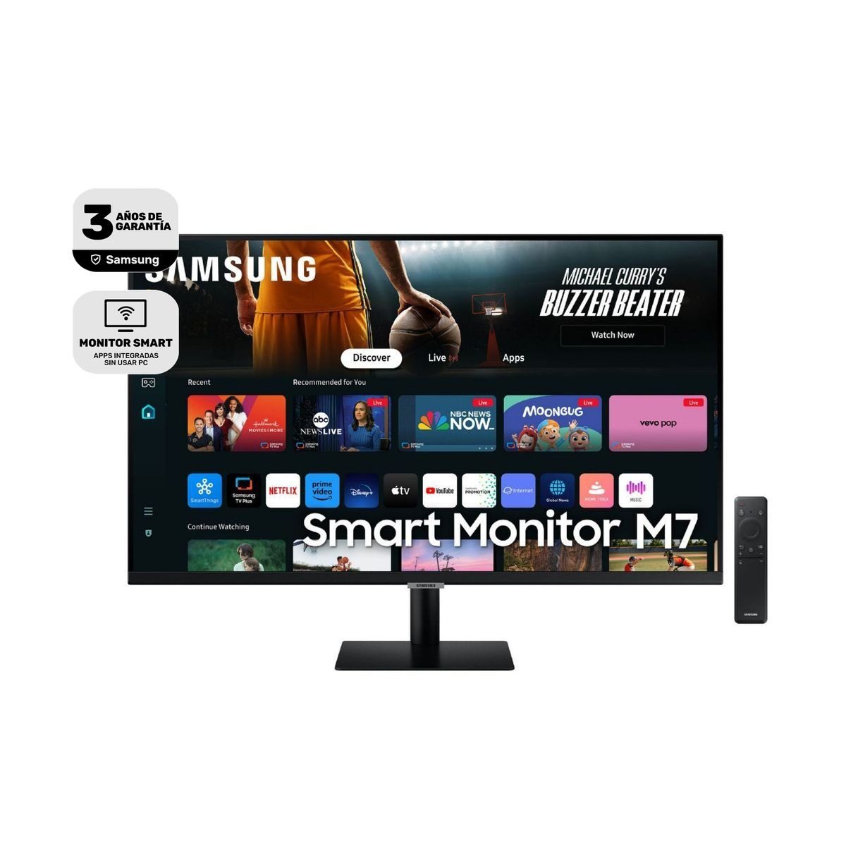 Monitor Smart 43" Va 4K 60Hz