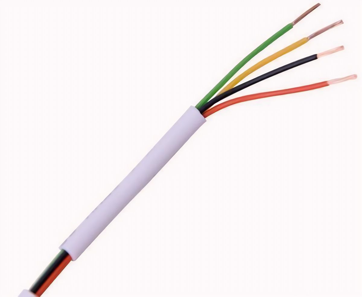 Cable De Alarma Multifilar 4 Hilos CCA 0.27 mm 100 M Blanco