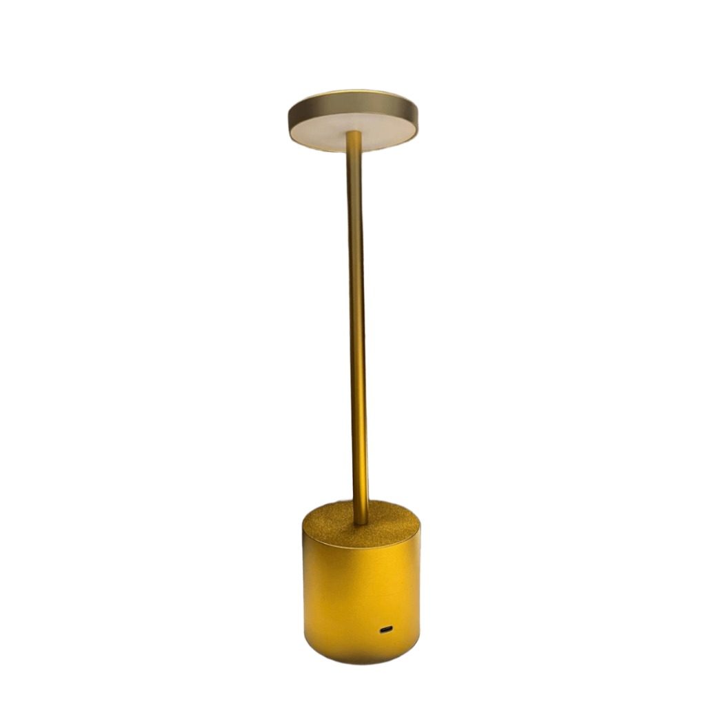 Lámpara Portátil LED Color Oro