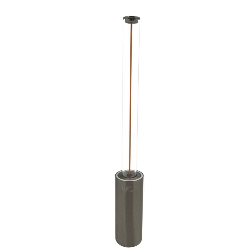 Lámpara LED Portátil Recargable 6V Color Plateado