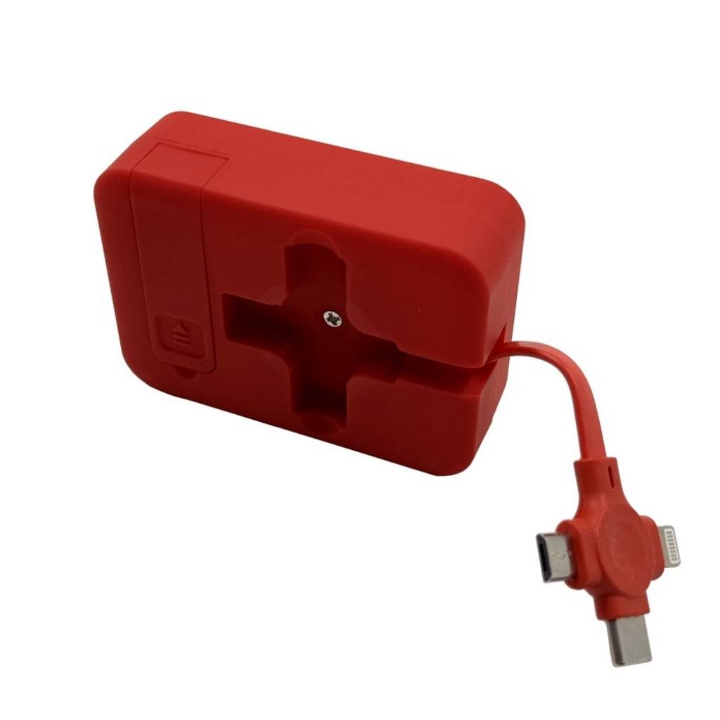 VF-CABLE RETRACTIL USB-A 3 EN 1 USB-C MICRO LIGHTING - 2.4 A