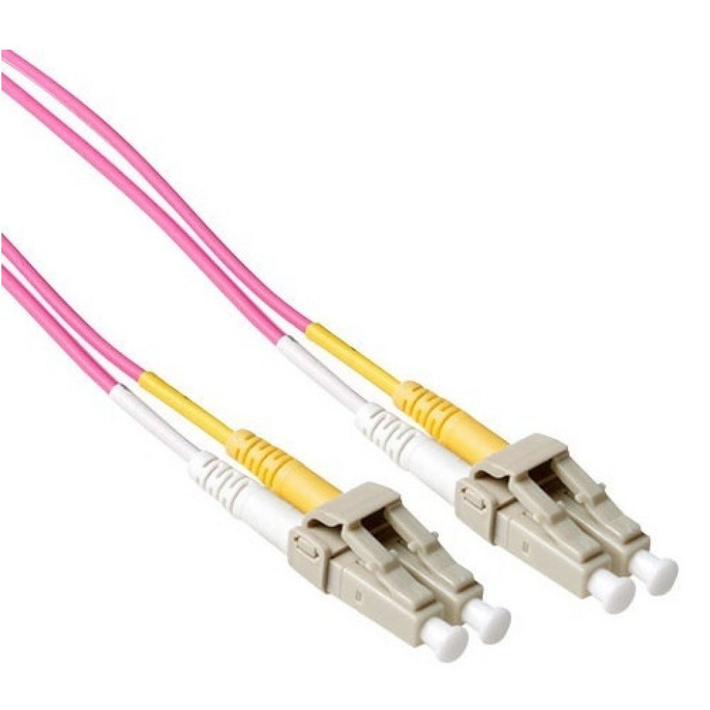 Patch Cord Fibra Óptica Duplex Multimodo OM4 50/125 LC/LC UPC 3 M LSZH