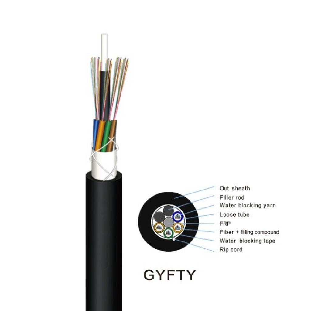 Cable De Fibra Óptica Multimodo 6 Hilos Loose Tube OM4 50/125 Por Metro