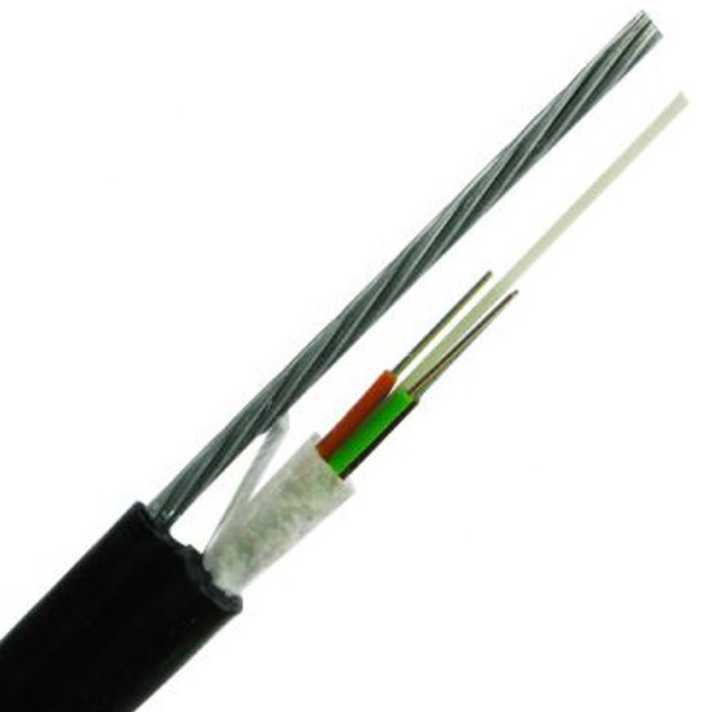 Cable De Fibra Óptica Monomodo 24 Hilos Con Mensajero Por Metro
